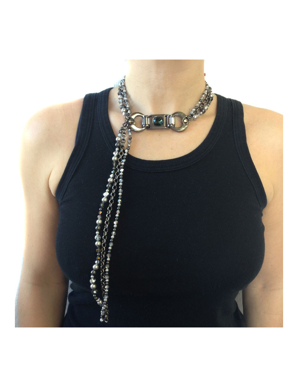 Collier ras du cou Daniel Swarovski 