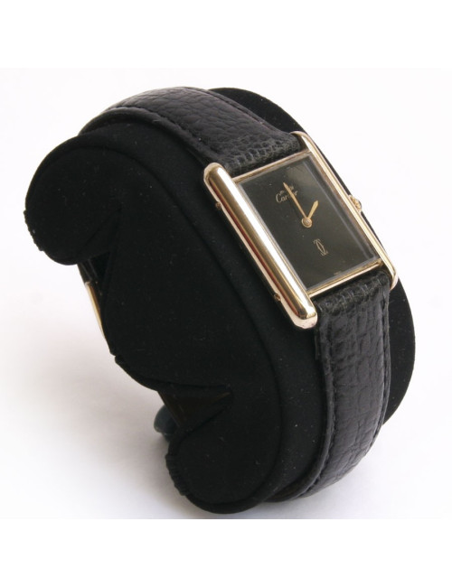 Montre "Tank française"CARTIER plaqué or 