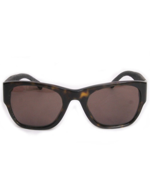 Lunettes de soleil CHANEL branches tissu jean's gris