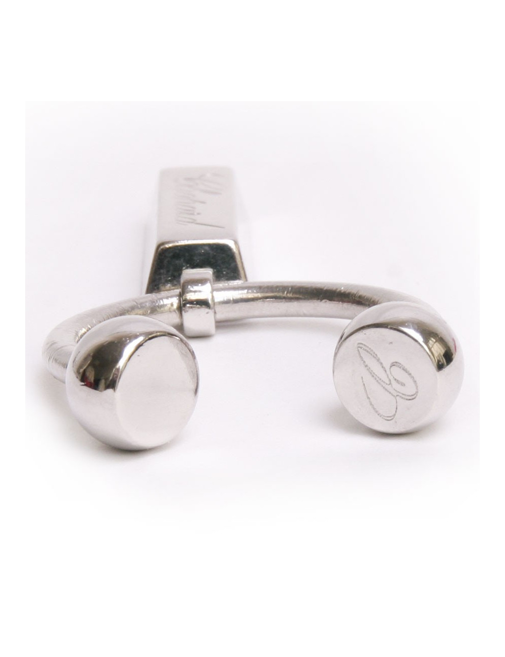 Porte-clef CHOPARD en métal argenté