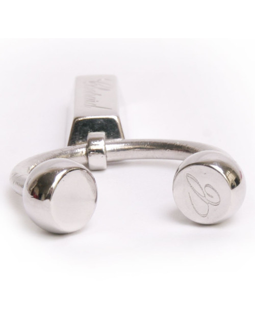 Porte-clef CHOPARD en métal argenté