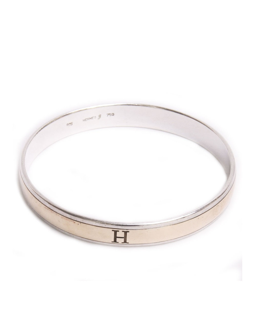 Bracelet HERMES en or et argent