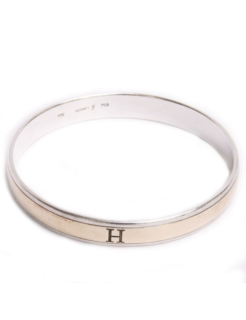 Bracelet HERMES en or et argent