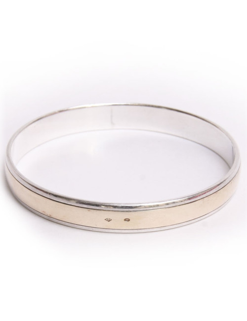 Bracelet HERMES en or et argent