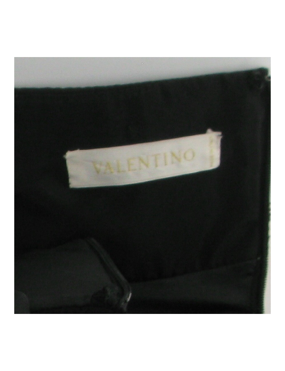 black and pink valentino bustier dress