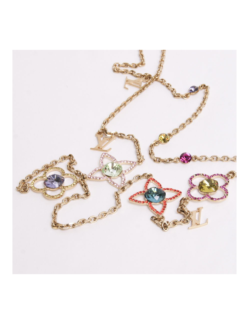 Collier LOUIS VUITTON métal doré