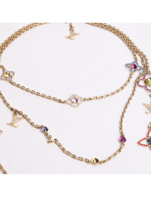 Collier LOUIS VUITTON métal doré