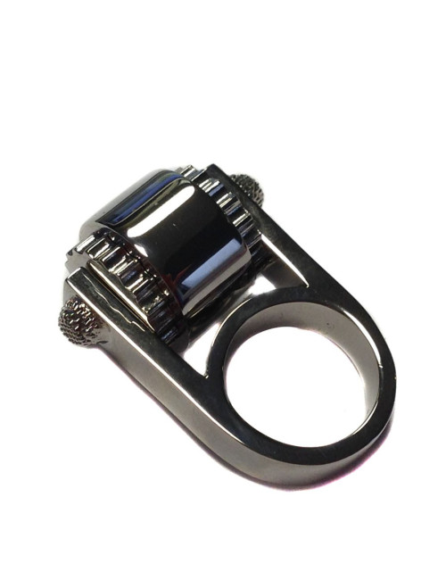 Bague BALENCIAGA t 51 métal palladium