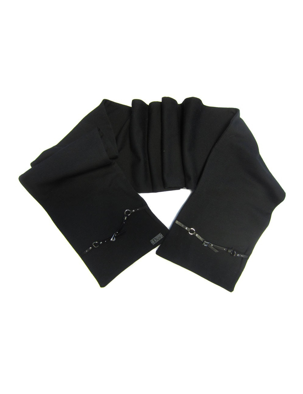 Etole Christian DIOR noire en jersey de laine