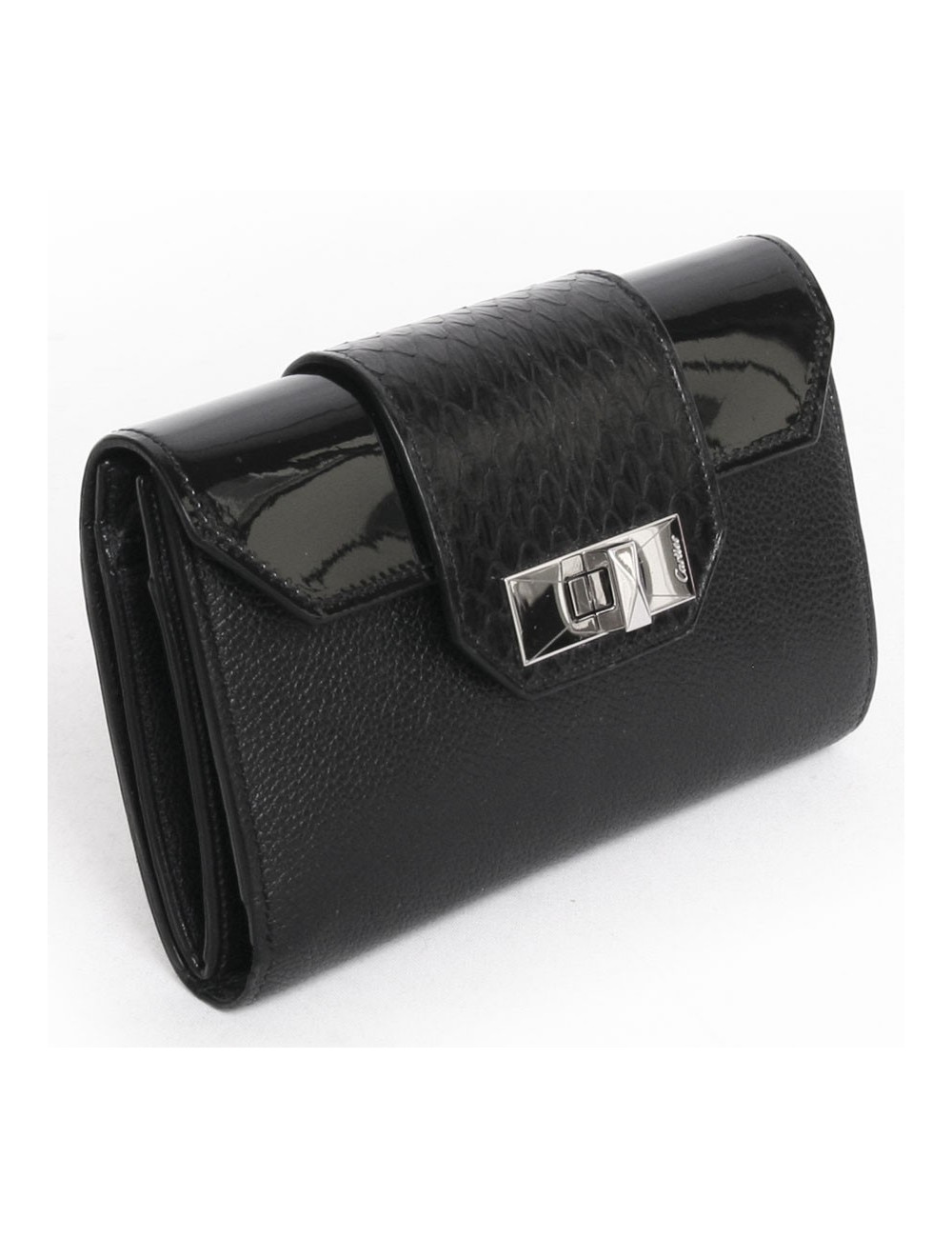 Portefeuille CARTIER en cuir et serpent