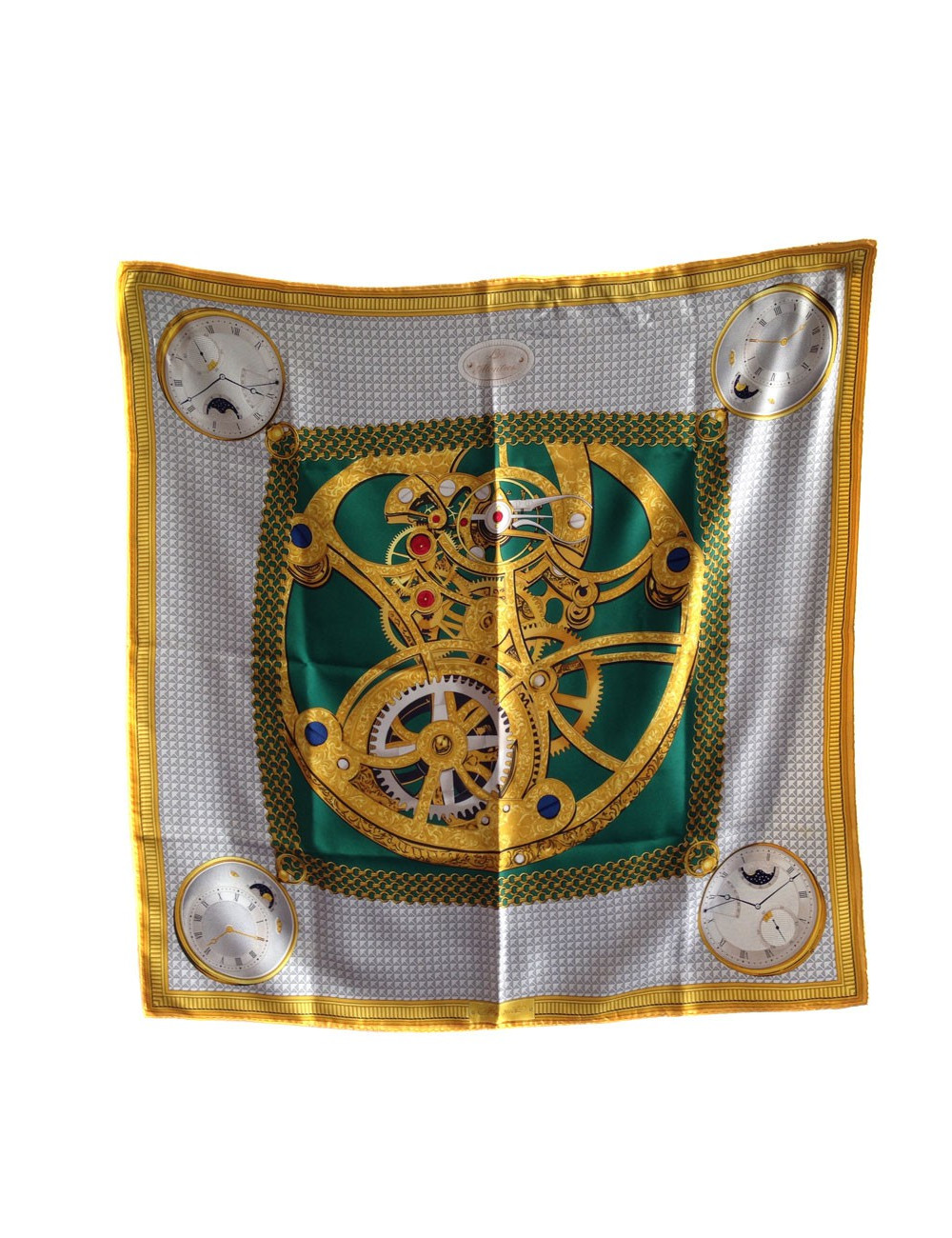 Foulard "les montres" BREGUET en soie