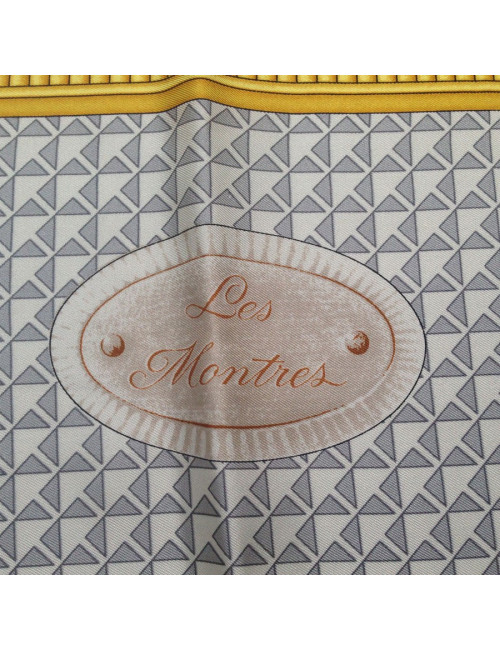 Foulard "les montres" BREGUET en soie