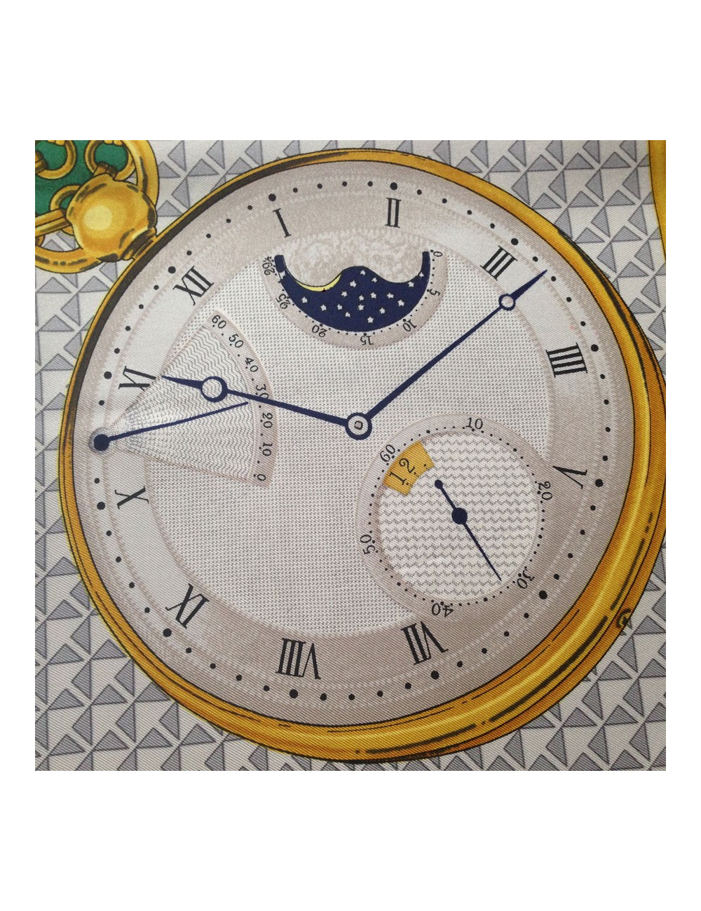 Foulard "les montres" BREGUET en soie