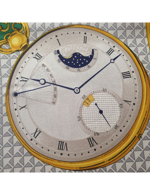 Foulard "les montres" BREGUET en soie