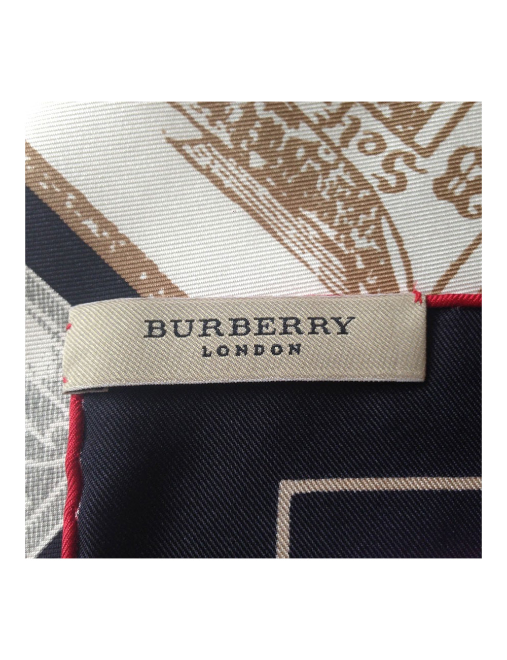 BURBERRY silk scarf