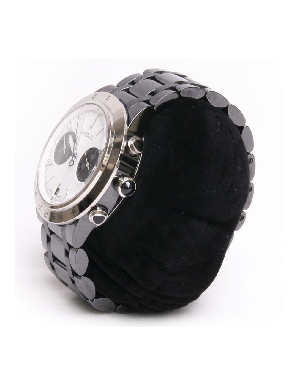 MAUBOUSSIN 'Time for Ever' watch in white gold and ceramic