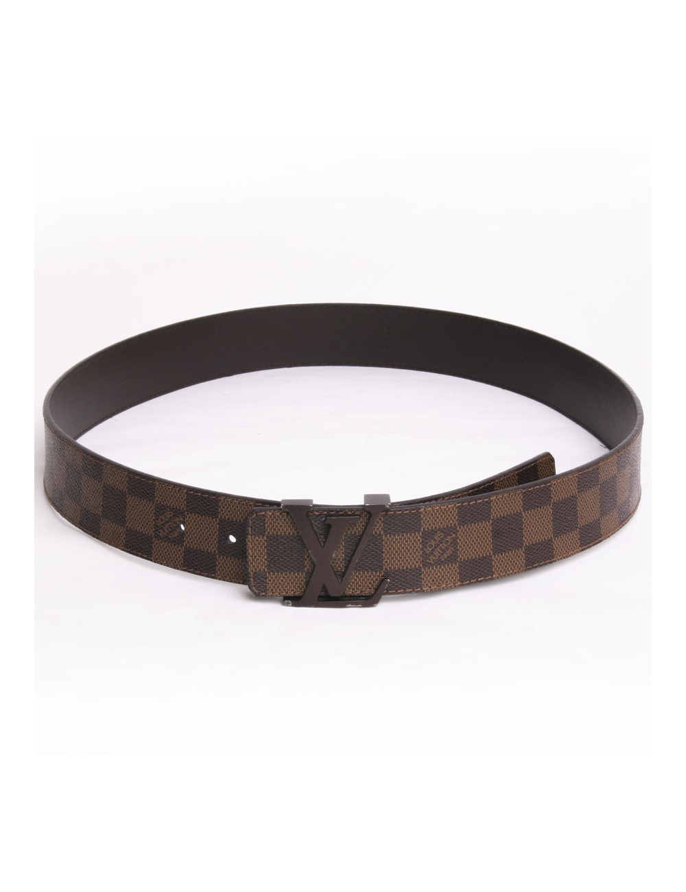 "LV" LOUIS VUITTON man belt size 95 canvas monogram