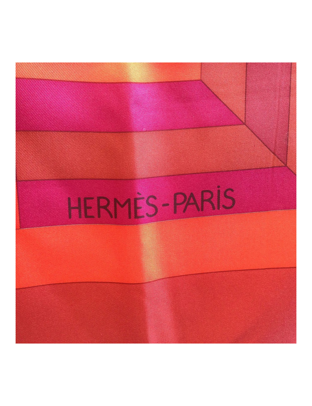 HERMES 'Psyché' multicolor silk large square scarf