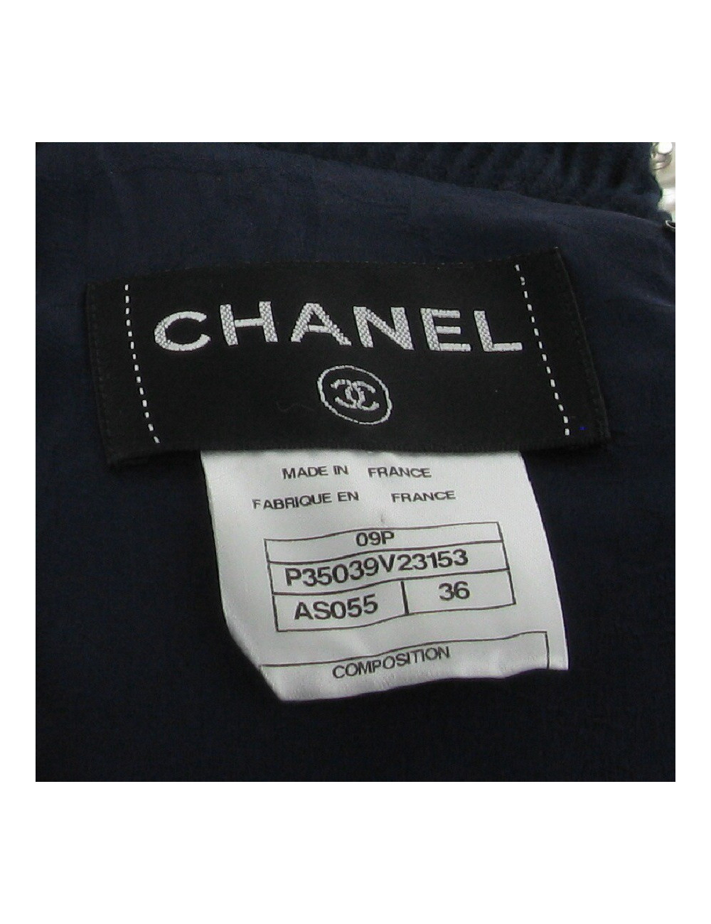 Robe col officier CHANEL