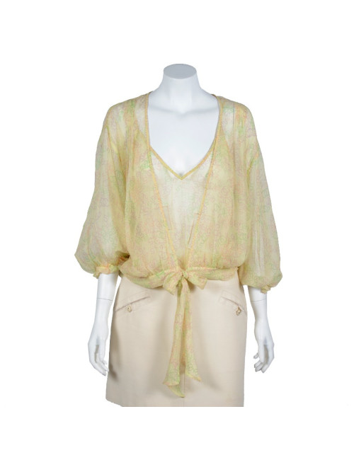 Twin set CHANEL en soie