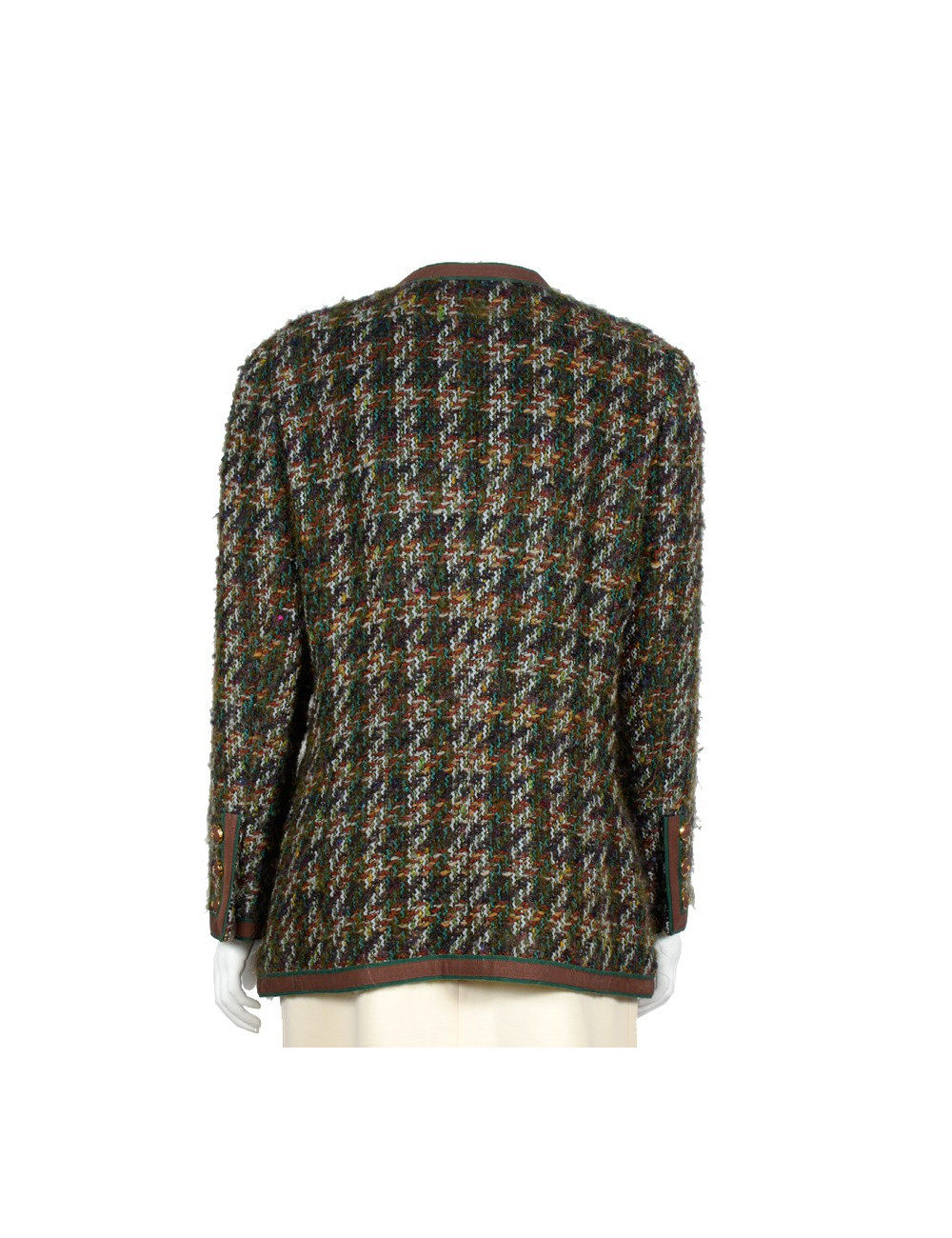 Jacket CHANEL multicolor tweed T44
