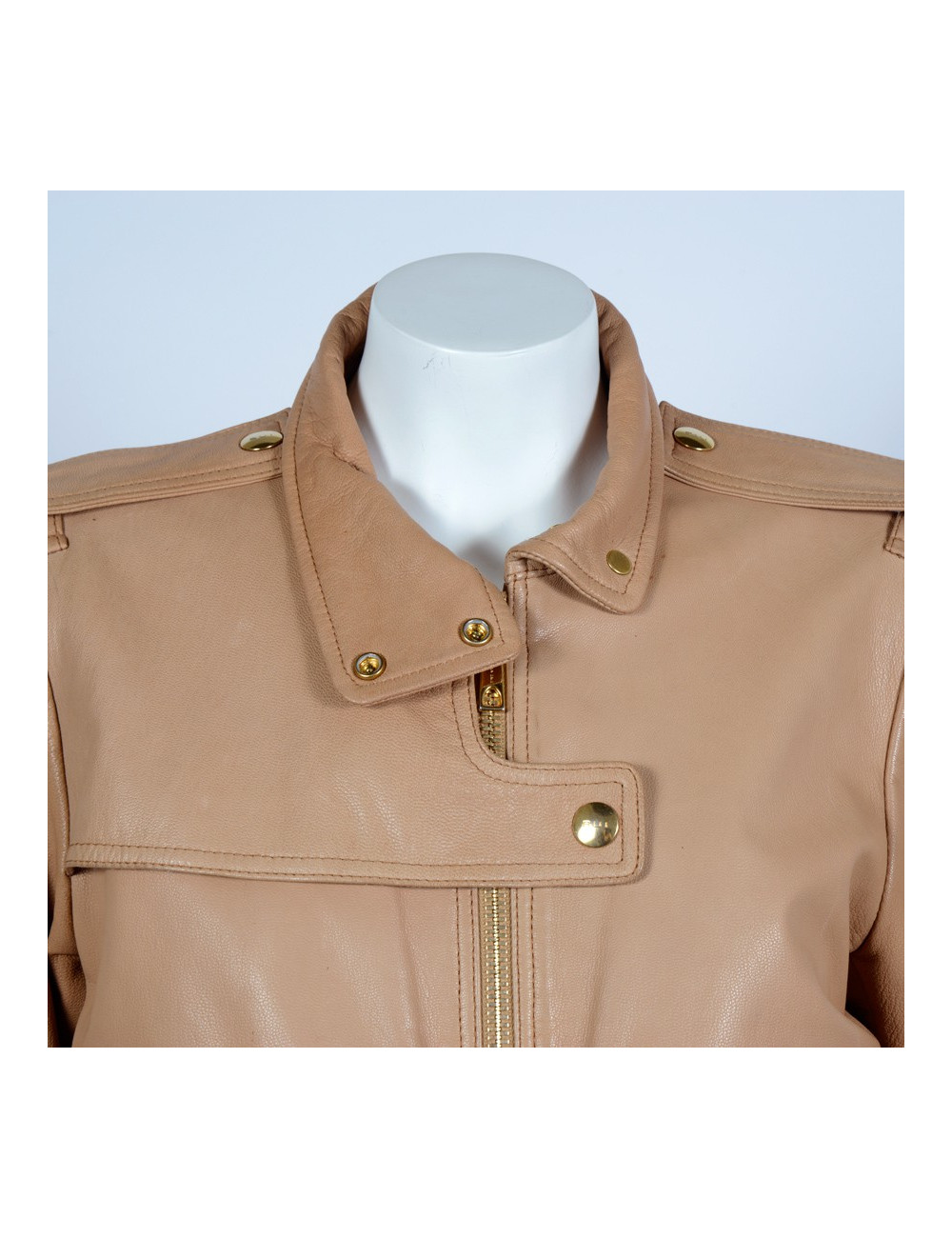 Jacket by BARBARA BUI BUI T40 beige leather
