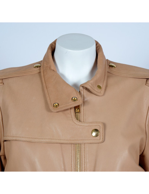 Veste T40 BUI par  BARBARA BUI cuir beige