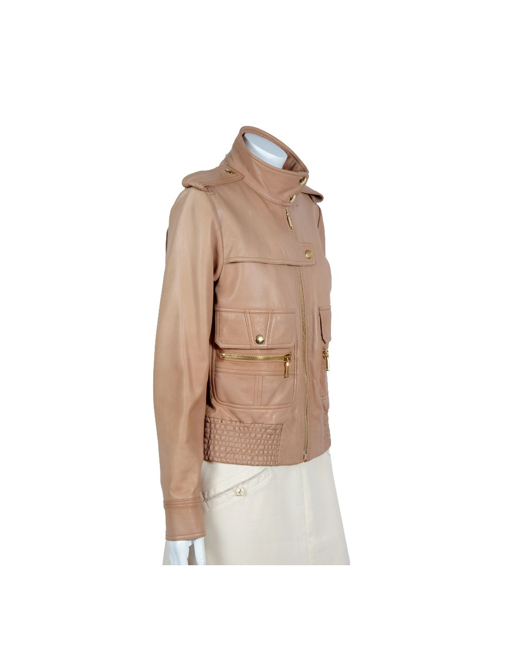 Veste T40 BUI par  BARBARA BUI cuir beige