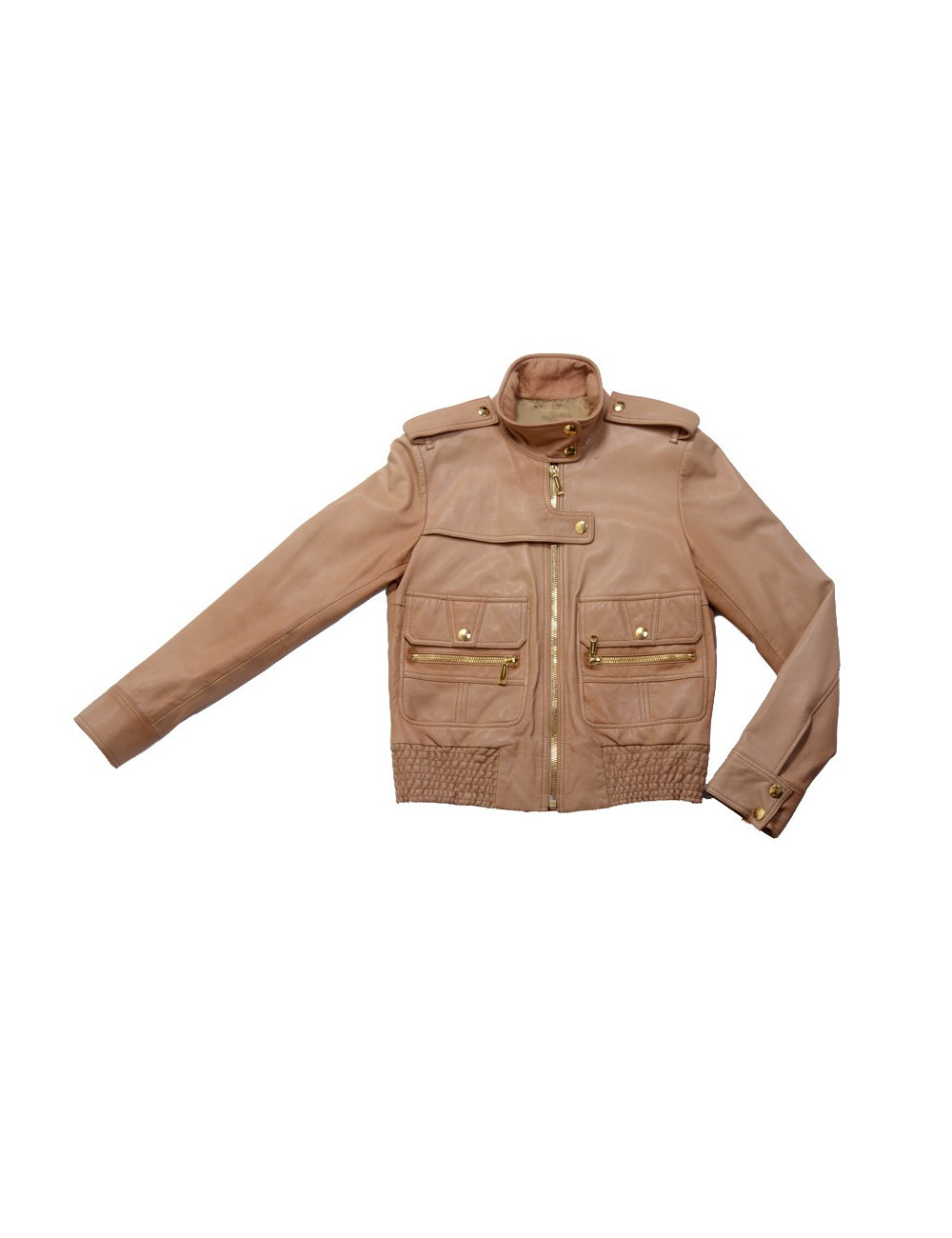 Jacket by BARBARA BUI BUI T40 beige leather