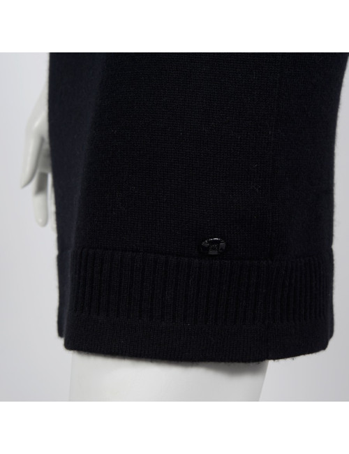 Dress CHANEL black cashmere T 36