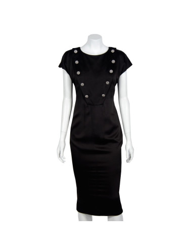 Robe CHANEL T  soie noire