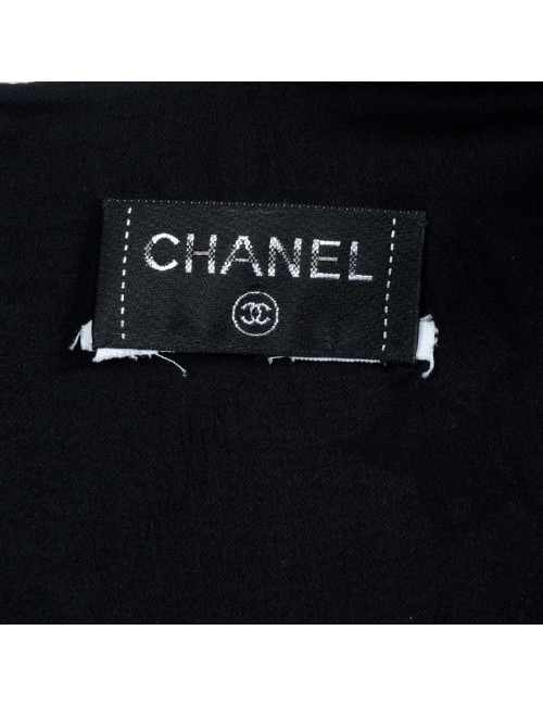 Robe CHANEL T  soie noire