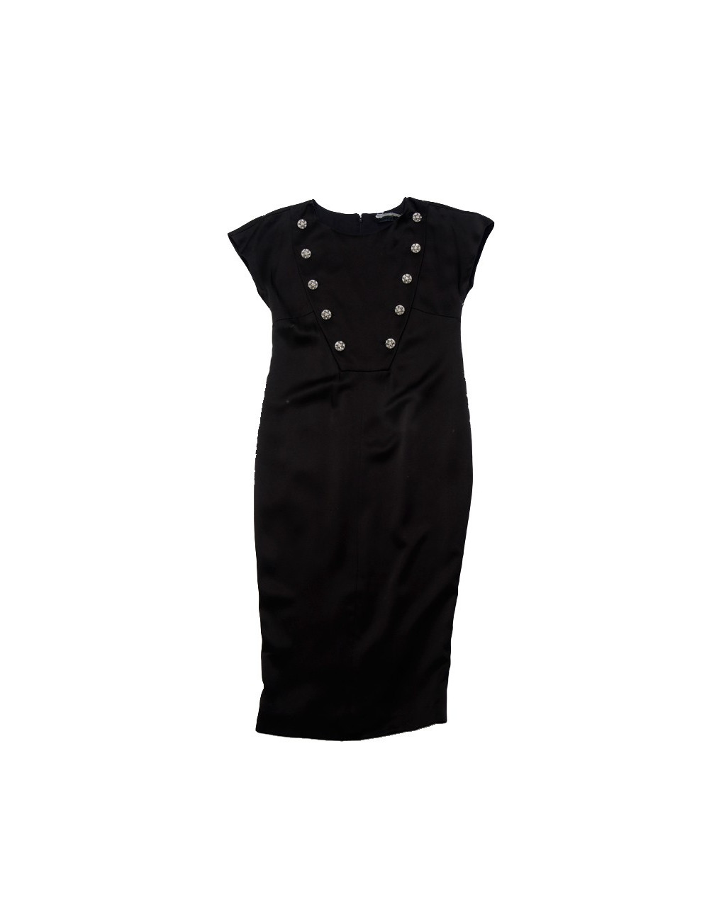 Robe CHANEL T  soie noire