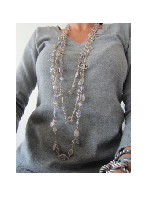 Sautoir triple rangs CHANEL