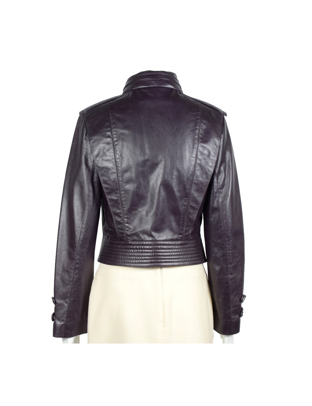 Blouson BARBARA BUI cuir violet