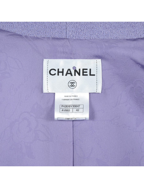 Veste CHANEL t42 violette