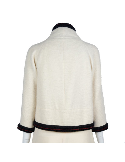 Ivory jacket CHANEL T 36 "Paris-Moscow"