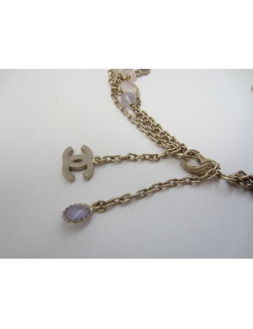 Sautoir triple rangs CHANEL