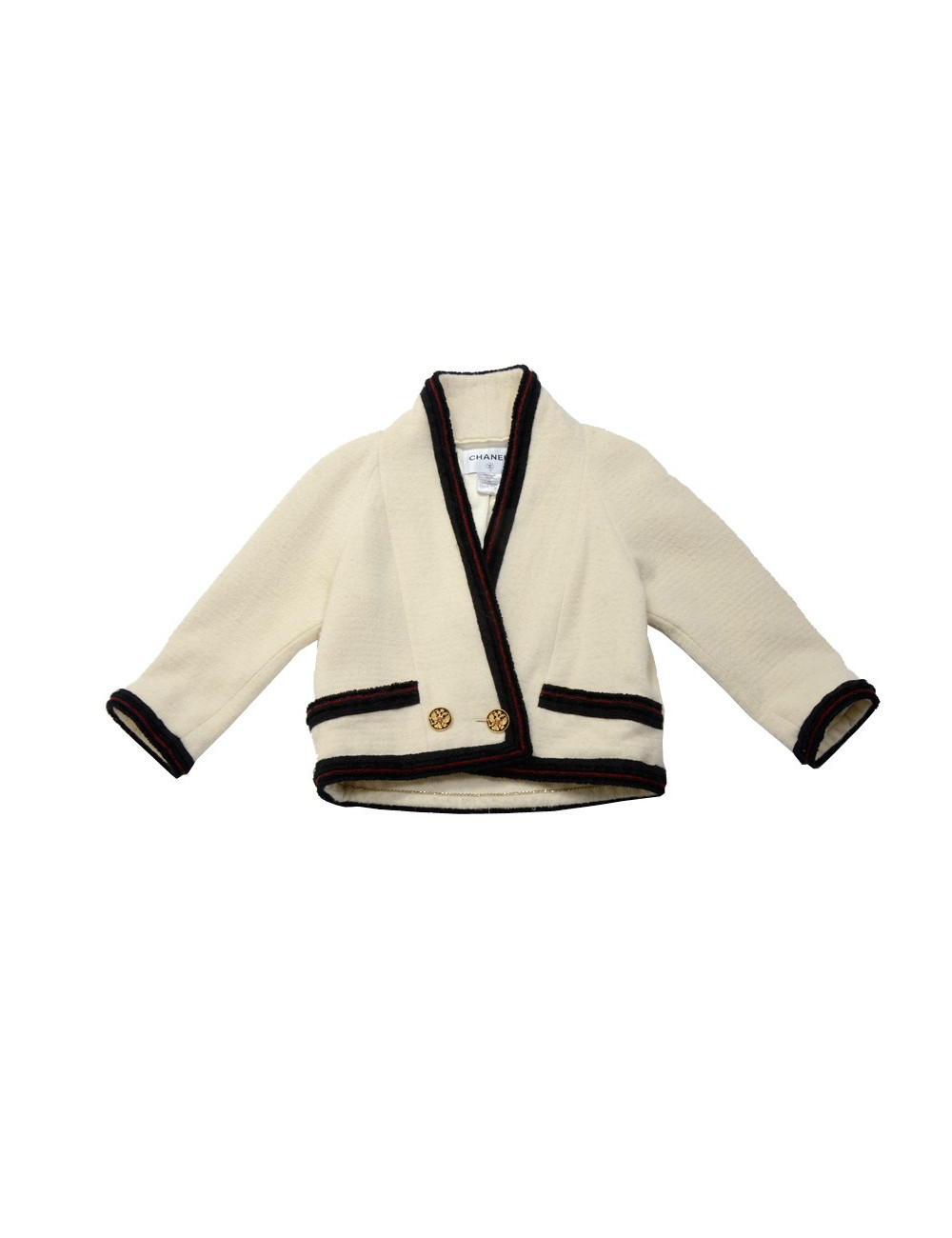 Ivory jacket CHANEL T 36 "Paris-Moscow"