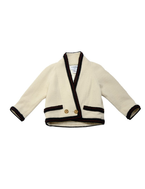 Ivory jacket CHANEL T 36 "Paris-Moscow"