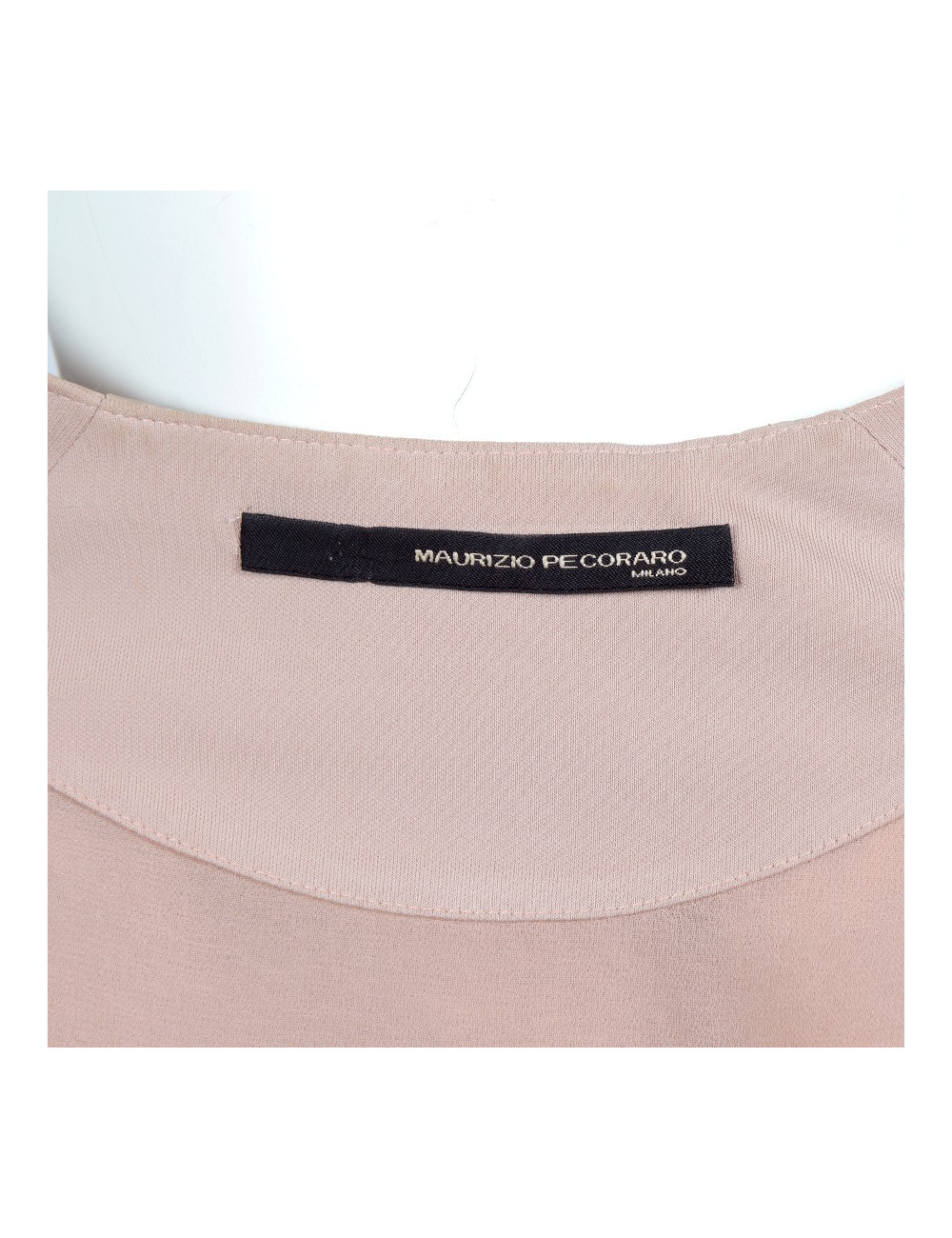 Blouson MAURIZIO PECORARO T42 IT en python traité beige rosé