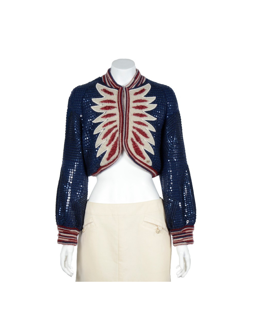 Gilet "Paris-Texas" CHANEL T 38