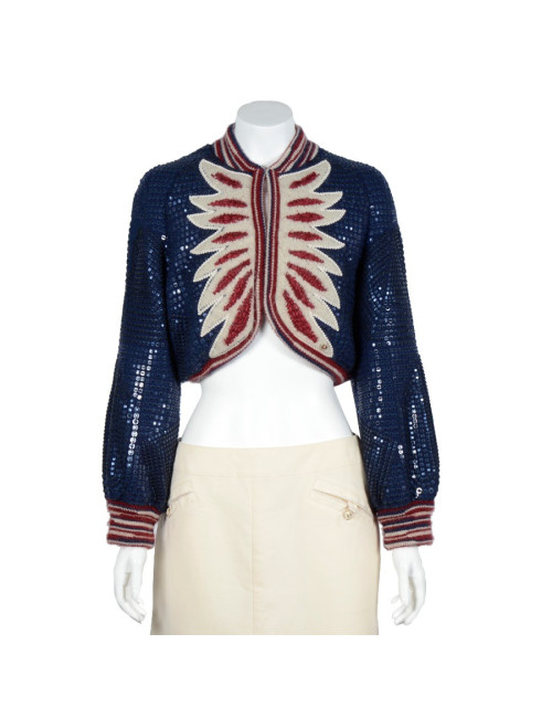 Gilet "Paris Dallas" CHANEL T 38