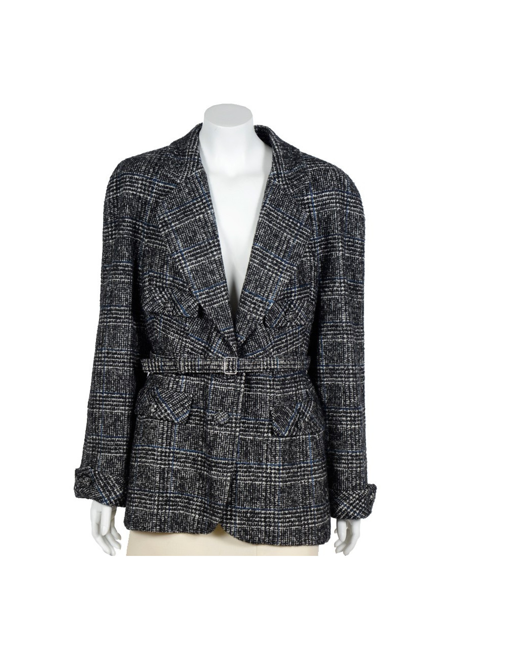 Veste CHANEL laine grise T46