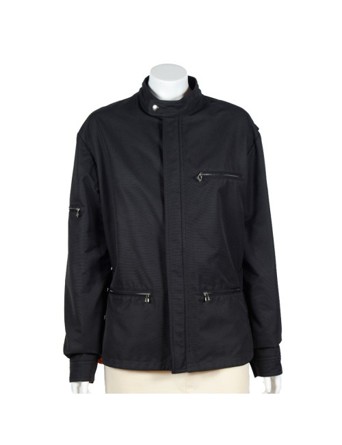 Parka HERMES toile noire Taille L