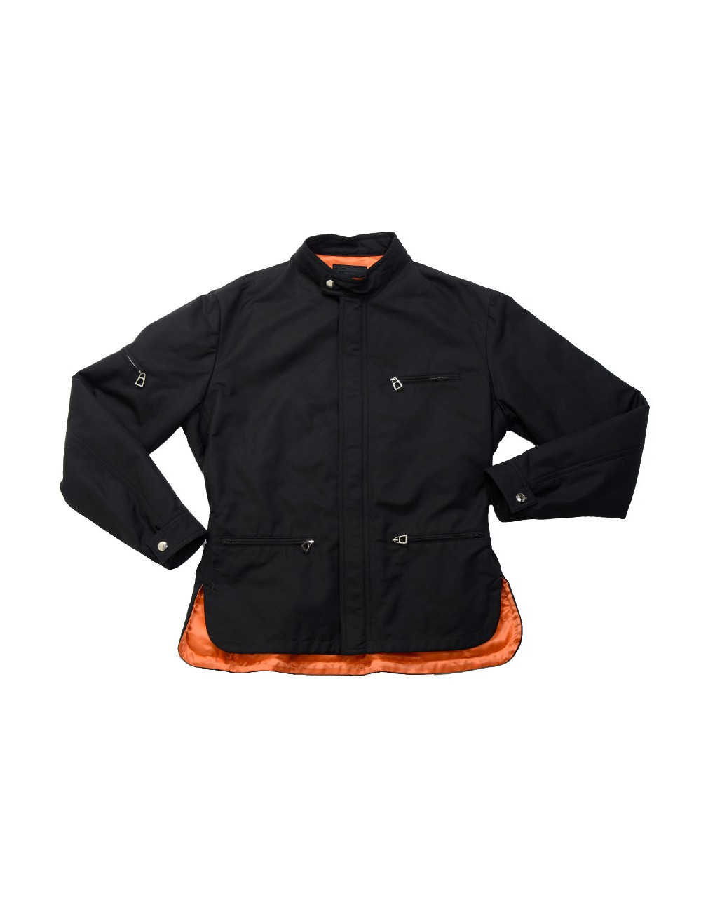 HERMES Black canvas parka size L