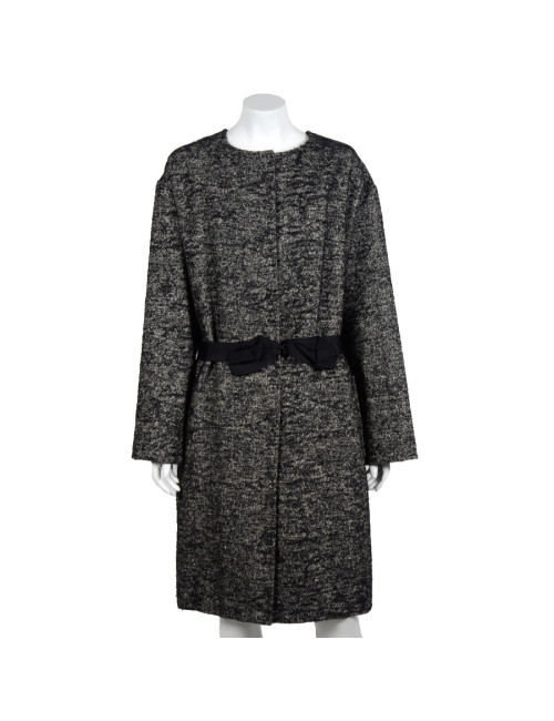 Manteau LANVIN lin gris T44