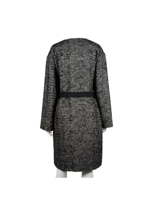 Manteau LANVIN lin gris T44