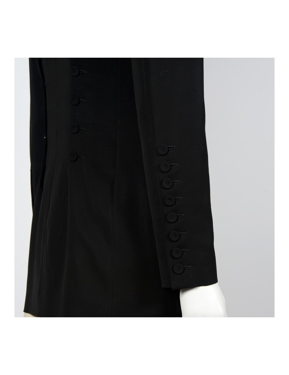 Jacket Jean-Paul GAULTIER wool cold black T38