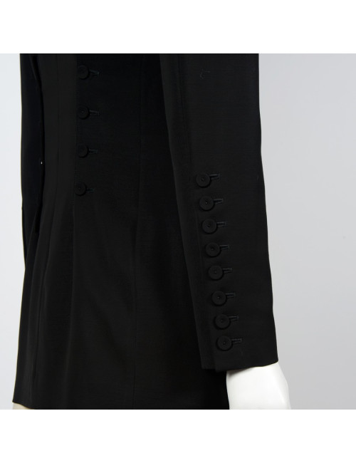 Jacket Jean-Paul GAULTIER wool cold black T38